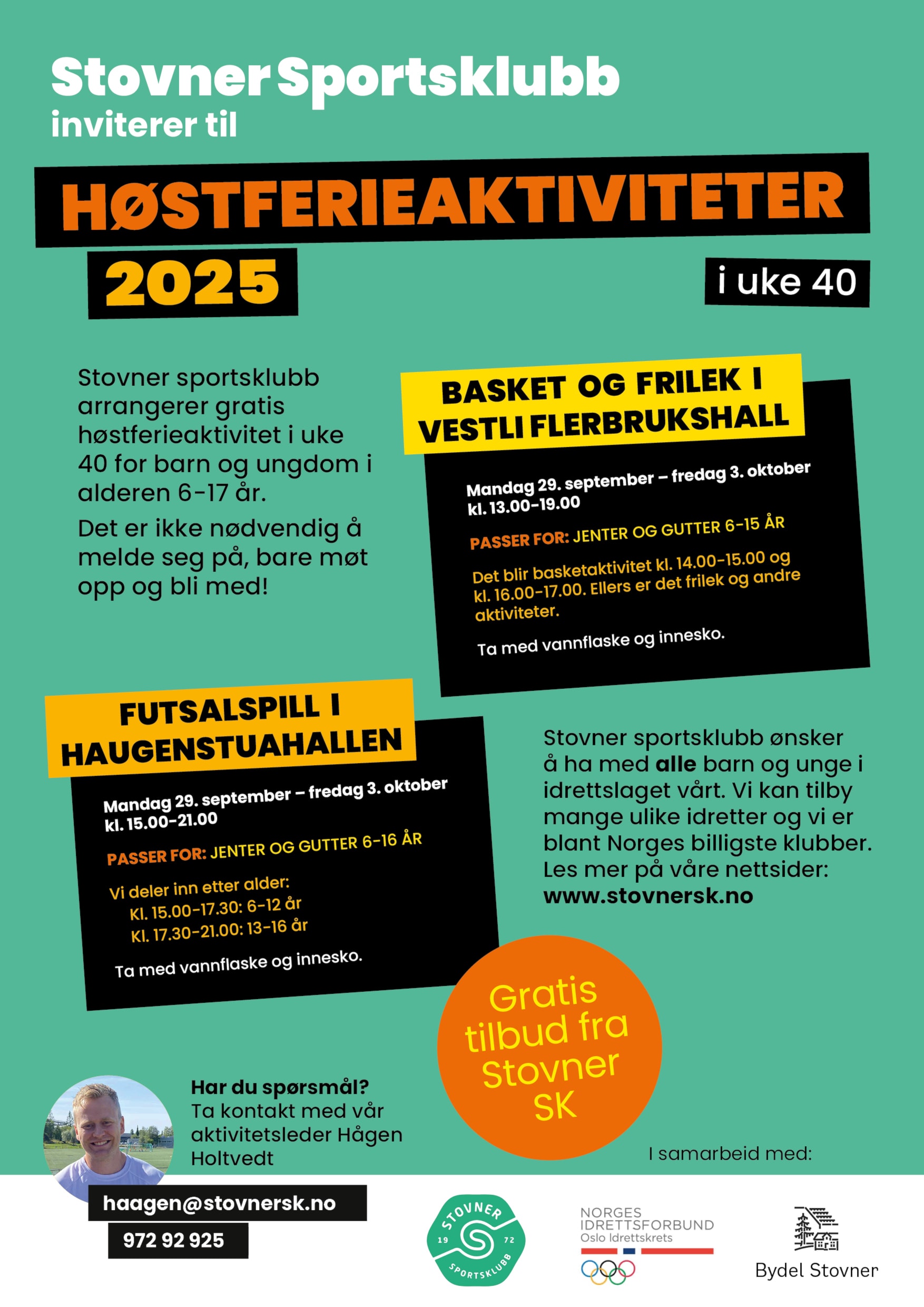 Gratis høstferieaktivitet
